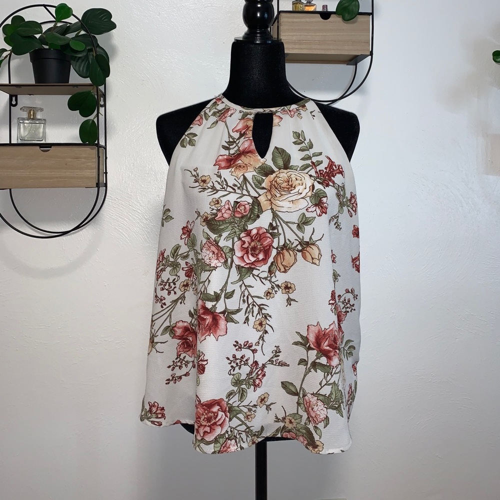 Floral Halter Top